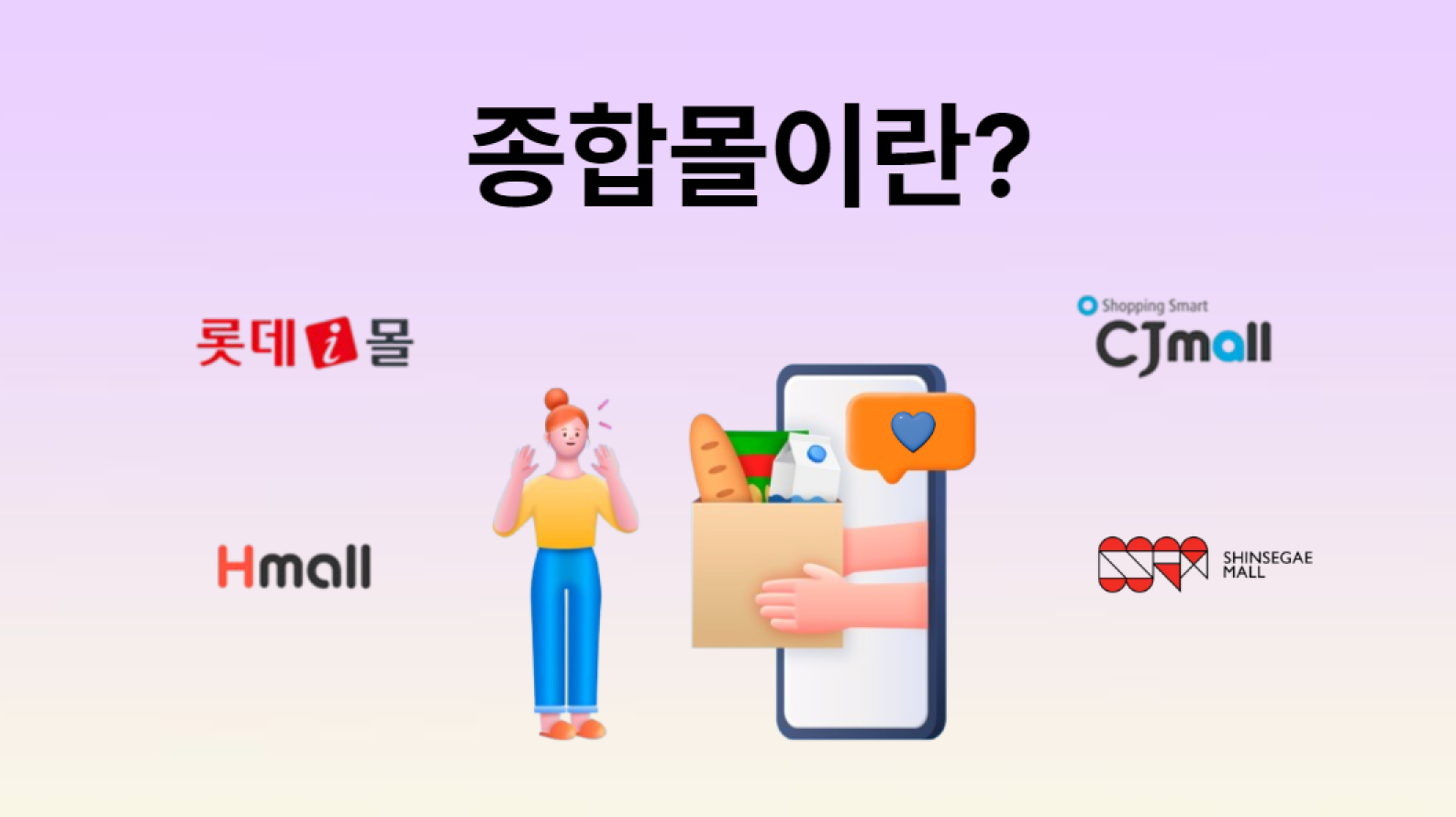 온라인 쇼핑몰의 종류와 특징 (3) 종합몰 종류, 특징, 장단점