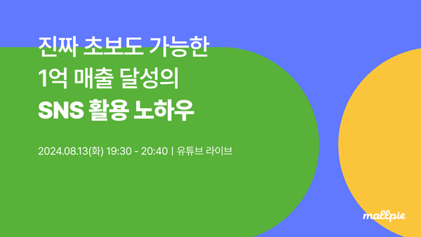 웨비나 Vol.1 쌩초보도 가능한 매출 1억 달성 SNS 노하우